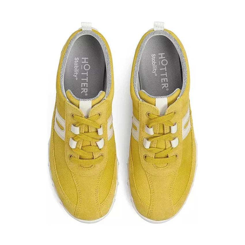 Hotter Trainer Leanne II Women’s Active Trainer Shoes Yellow