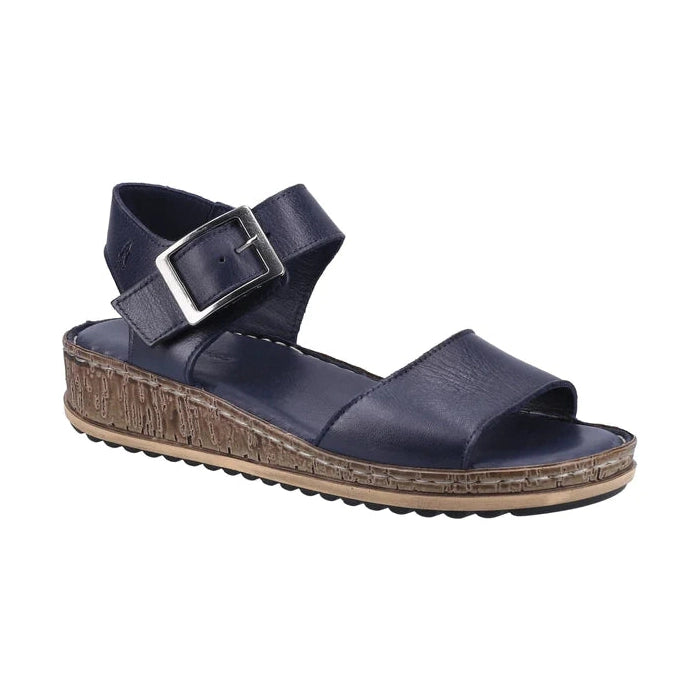 Hush Puppies Ellie NAVY Wedge Sandal