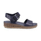 Hush Puppies Ellie NAVY Wedge Sandal