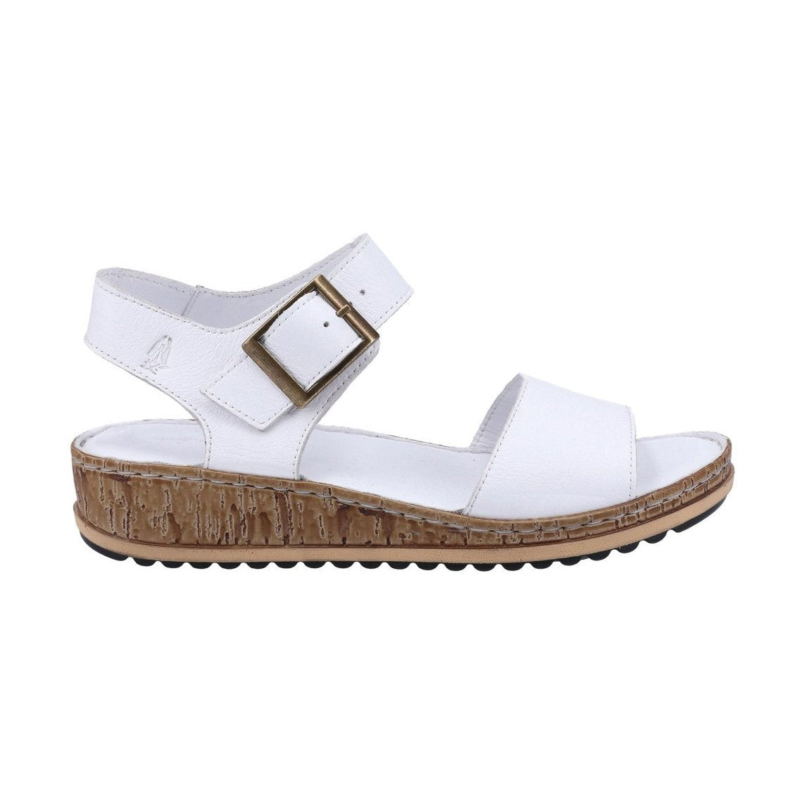 Hush Puppies Ellie WHITE Leather Sandal