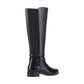 Hush Puppies Vanessa Black Leather Long Leg Boot