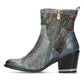 Laura Vita Igcreo 02 JEANS Leather Cuban Heel Ankle Boot