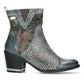 Laura Vita Igcreo 02 JEANS Leather Cuban Heel Ankle Boot