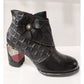 Laura Vita Maevao 41 Stunning  BLACK Leather  Boot