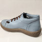 Modella Dakota Denim Soft Leather Elastic Lace Slip On Ankle Boot