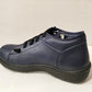 Modella Dakota Navy Soft Leather Elastic Lace Slip On Ankle Boot