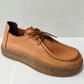 Modella Camden TAN Soft Leather Chunky Sole Wallabee Style Shoe