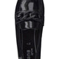 Jana 24260 BLACK Patent H fitting Slip On Shoe