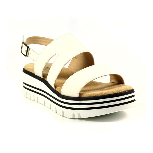 Lunar Wedge Sandal Jocelyn WHITE JLB007WT