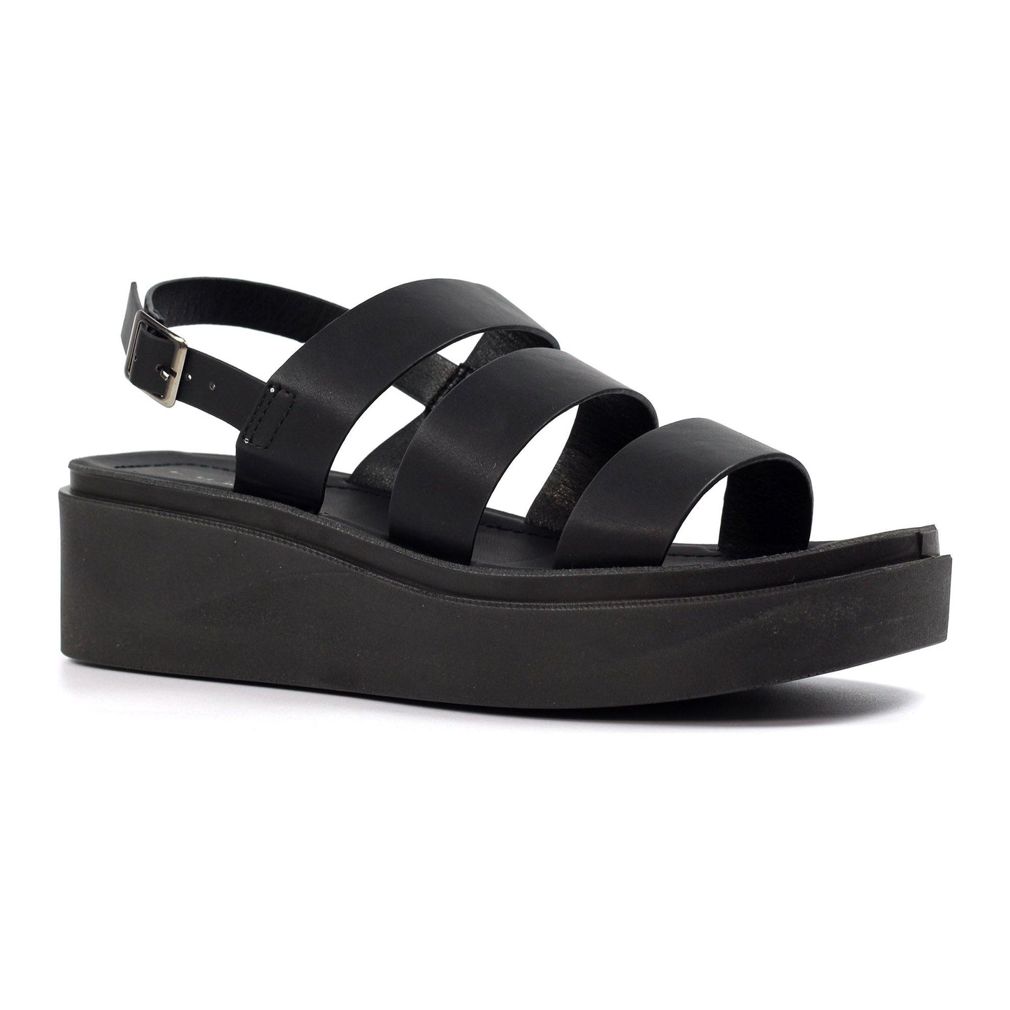 Lunar Lipstick Chunky Sole Sandal  BLACK JLC022BK