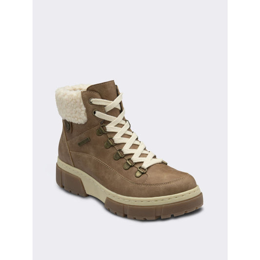 Lotus Coniston TAN Waterproof Hiker Style Lace Boot with Zip