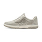 Jana 23665-44 SILVER Wide Fitting Trainer with Laces and Zip