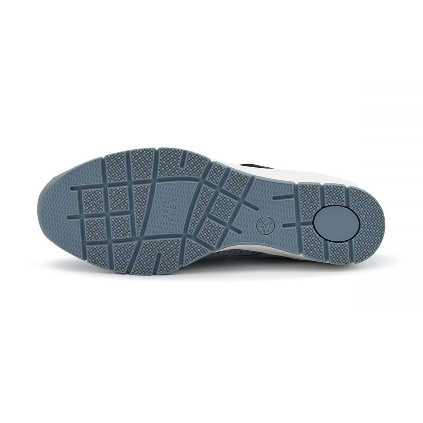 Jana 24664-42 Touch fastening Bar Shoe With Wedge Heel DENIM