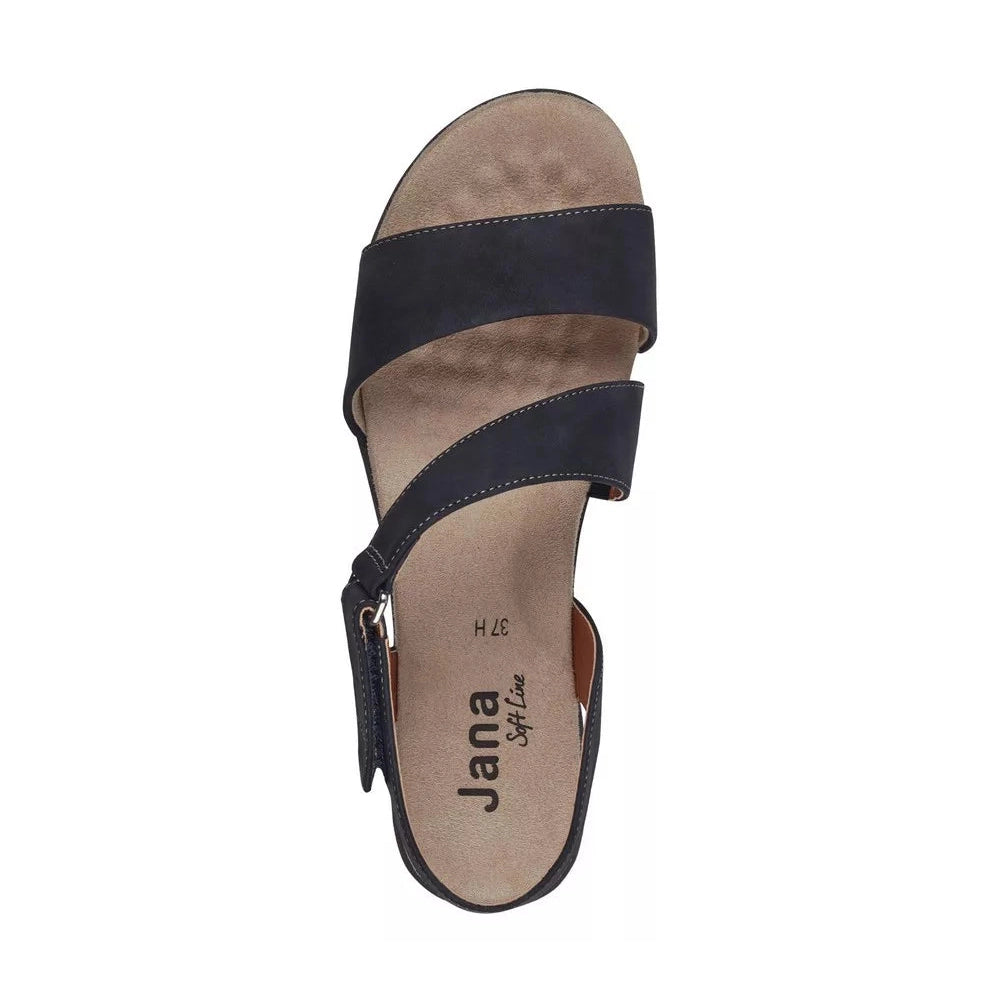 Jana 28167 NAVY Wide Fitting Sandal
