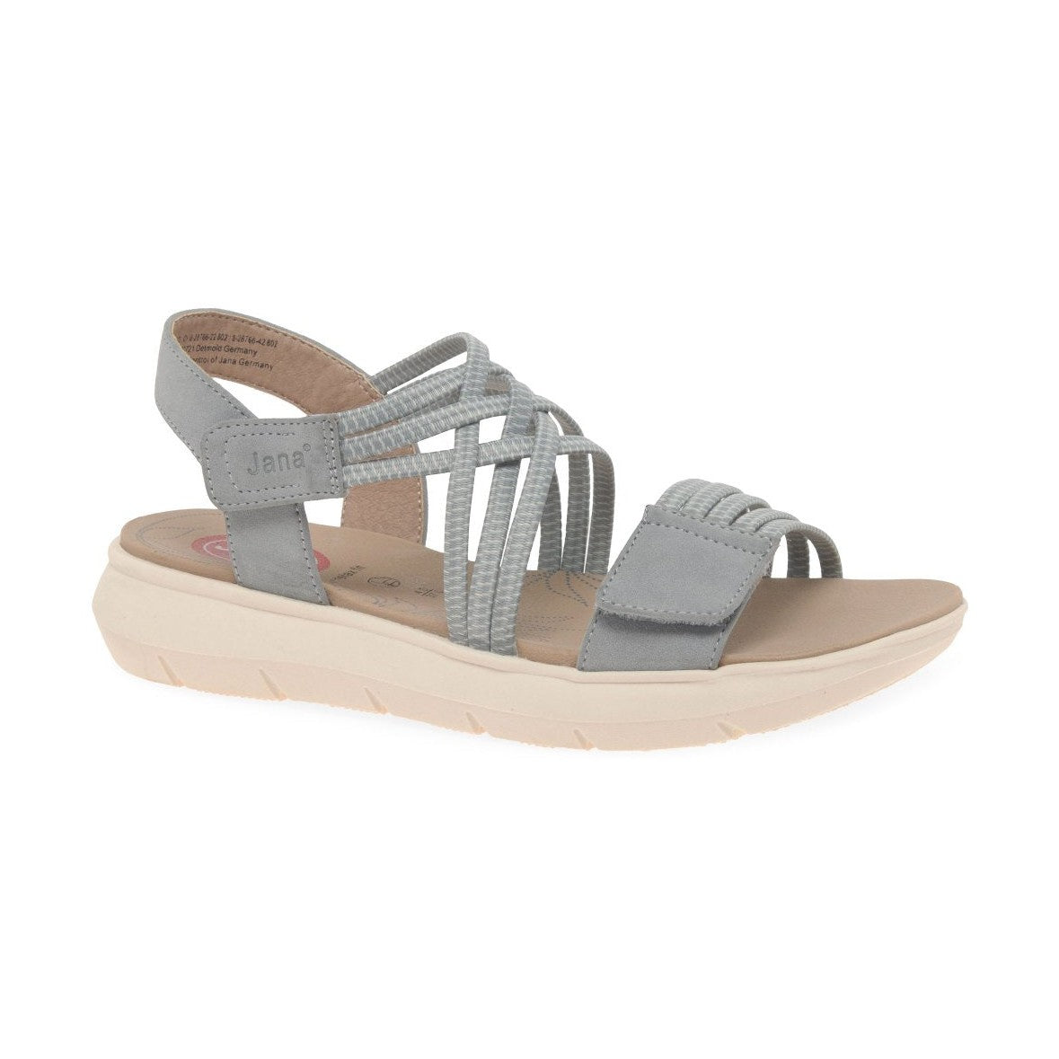 Jana 28766-42 DENIM Touch Fastening Adjustable Sandal 28766-42