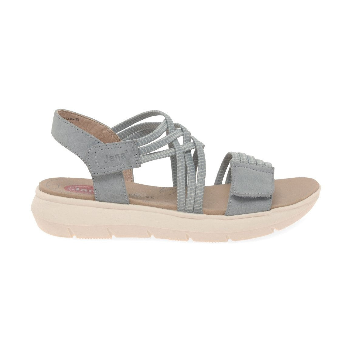 Jana 28766-42 DENIM Touch Fastening Adjustable Sandal 28766-42