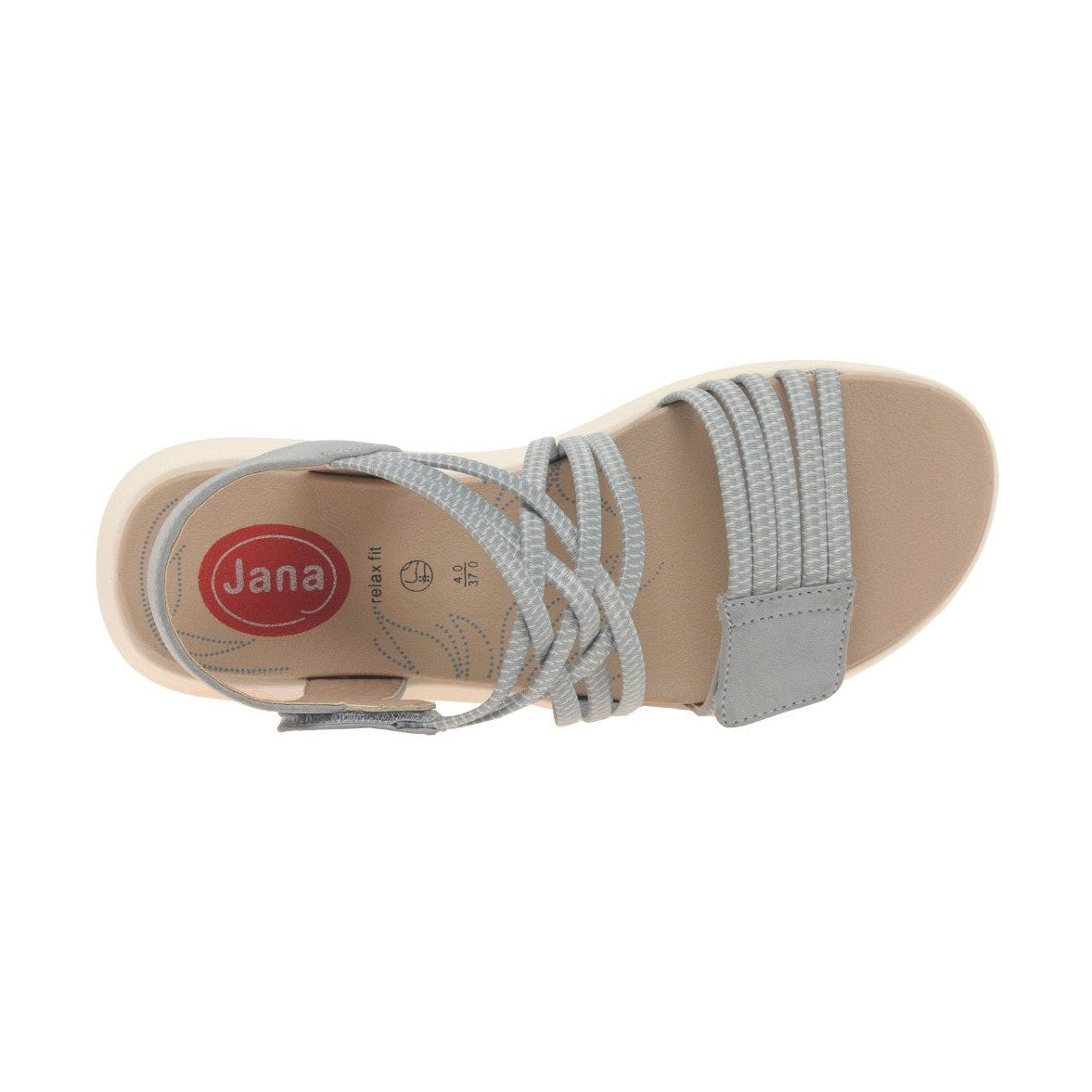 Jana 28766-42 DENIM Touch Fastening Adjustable Sandal 28766-42