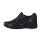 Jana Casual shoe with dual zips 24663-055 BLACK