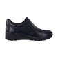 Jana Casual shoe with dual zips 24663-055 BLACK