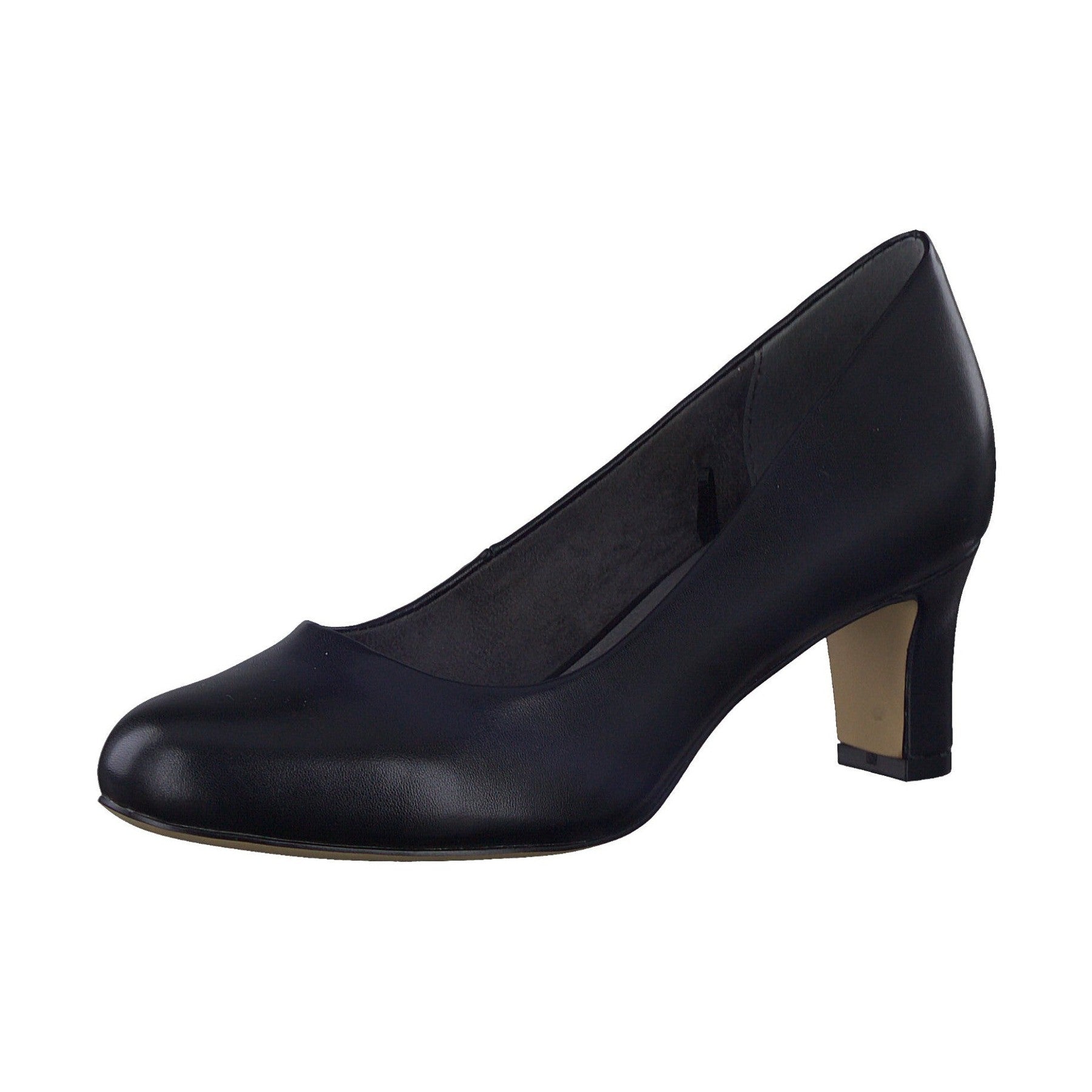 Jana Classic Wide fit Court shoe BLACK 22472-41-001