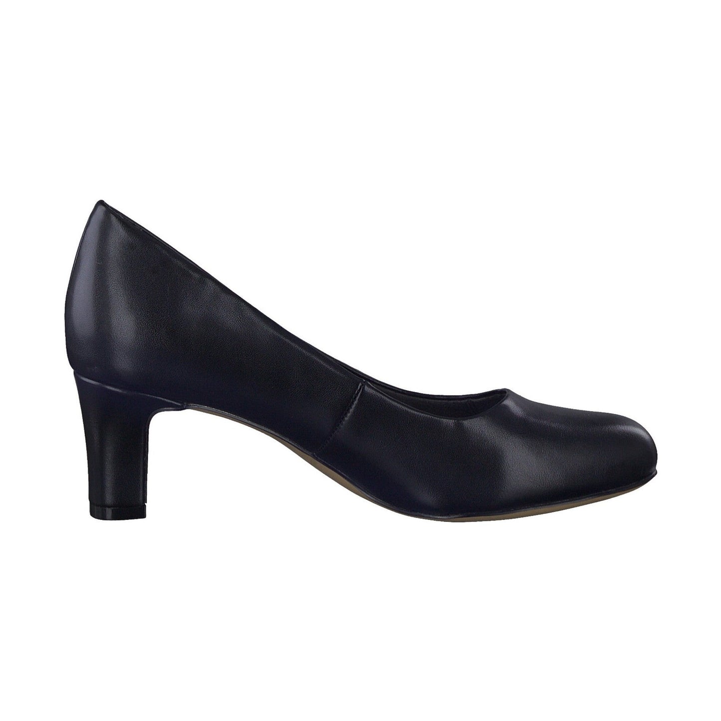 Jana Classic Wide fit Court shoe BLACK 22472-41-001