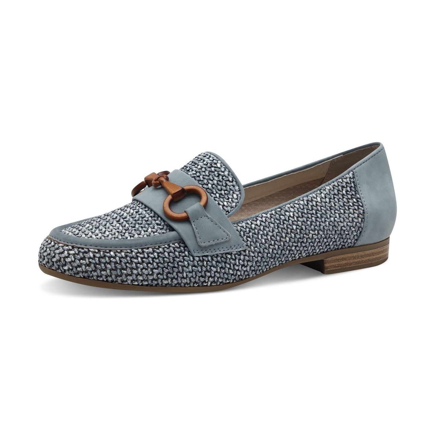 Jana Shoe 24265-44 Wide fitting loafer shoe DENIM
