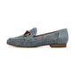Jana Shoe 24265-44 Wide fitting loafer shoe DENIM