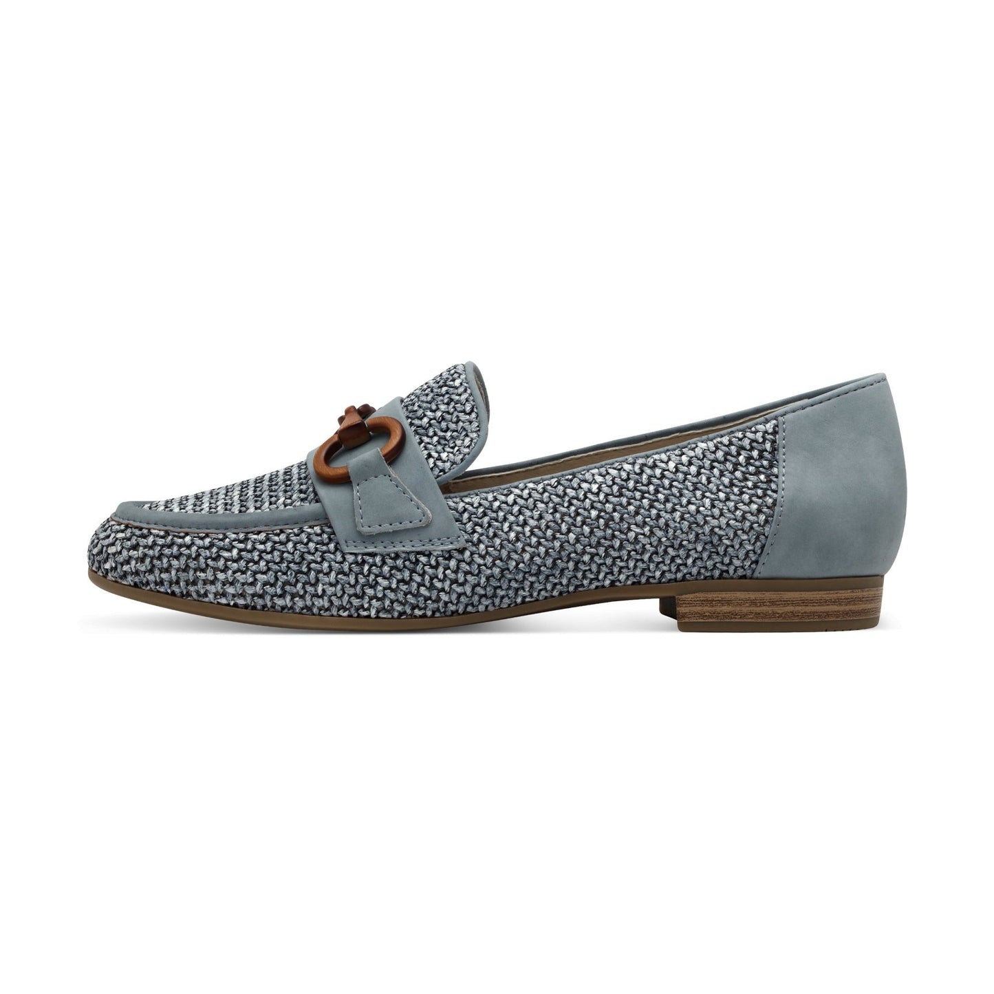 Jana Shoe 24265-44 Wide fitting loafer shoe DENIM