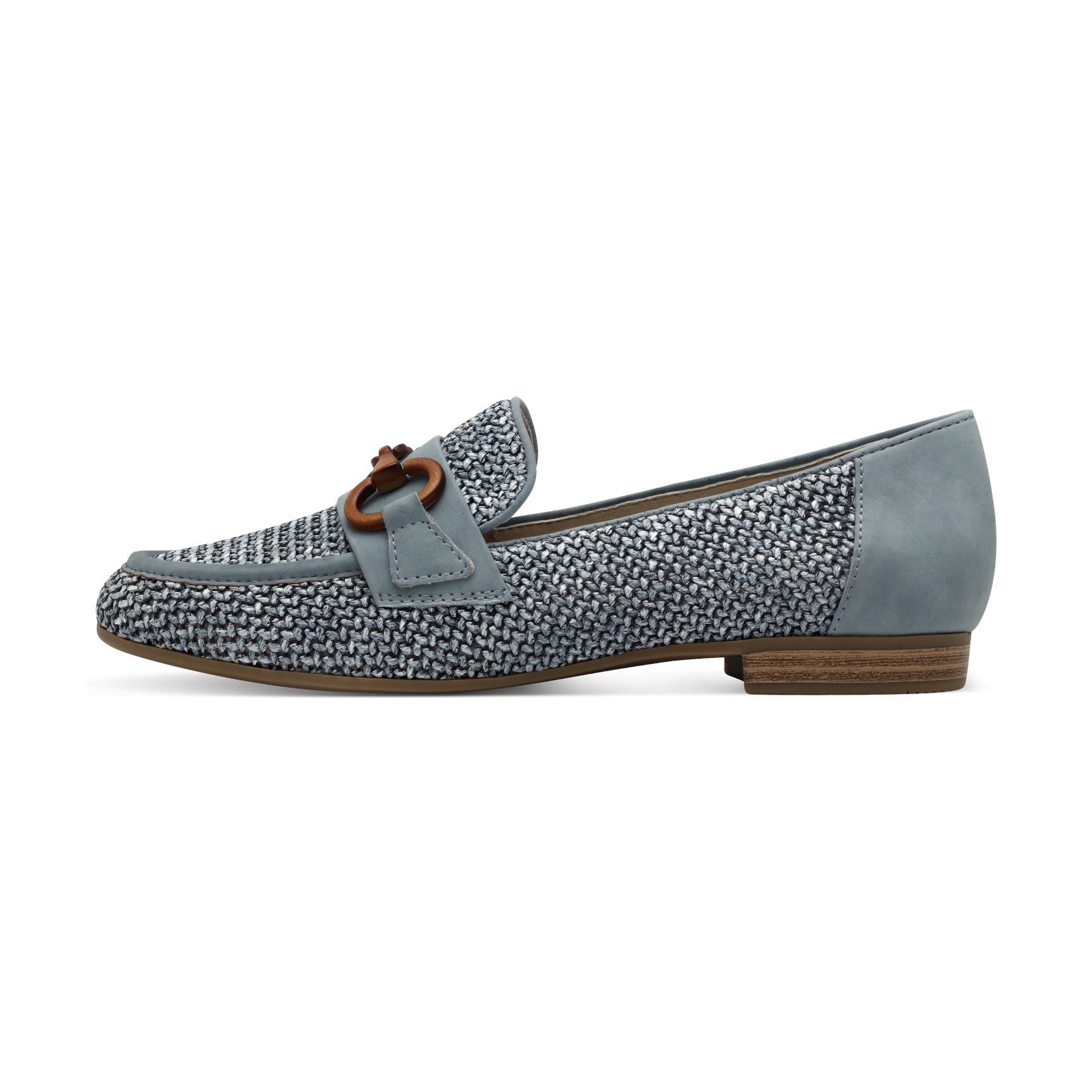Jana Shoe 24265-44 Wide fitting loafer shoe DENIM