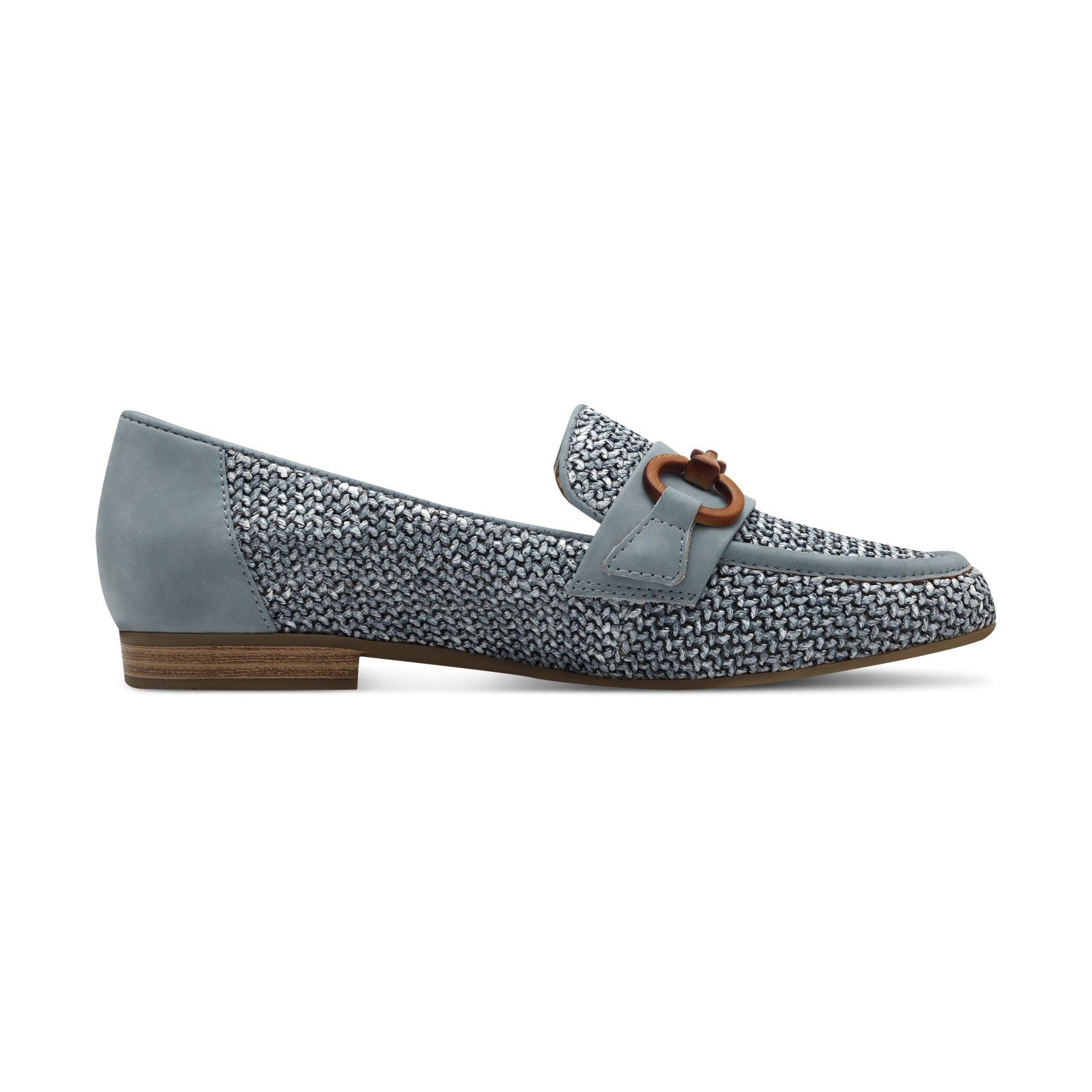 Jana Shoe 24265-44 Wide fitting loafer shoe DENIM