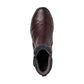 Jana Wedge Ankle Boot with zip 26461 MERLOT