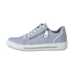Jana Wide Fit Trainer With Zip and Laces 23660-833 Sky Blue