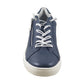 Jana Wide Fit Trainer With Zip and Laces 23660 NAVY