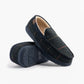 Jo & Joe Glencore NAVY Check Moccasin Style Slipper