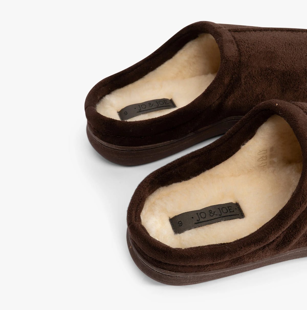 Jo & Joe Oakley BROWN Lined Mule Slipper