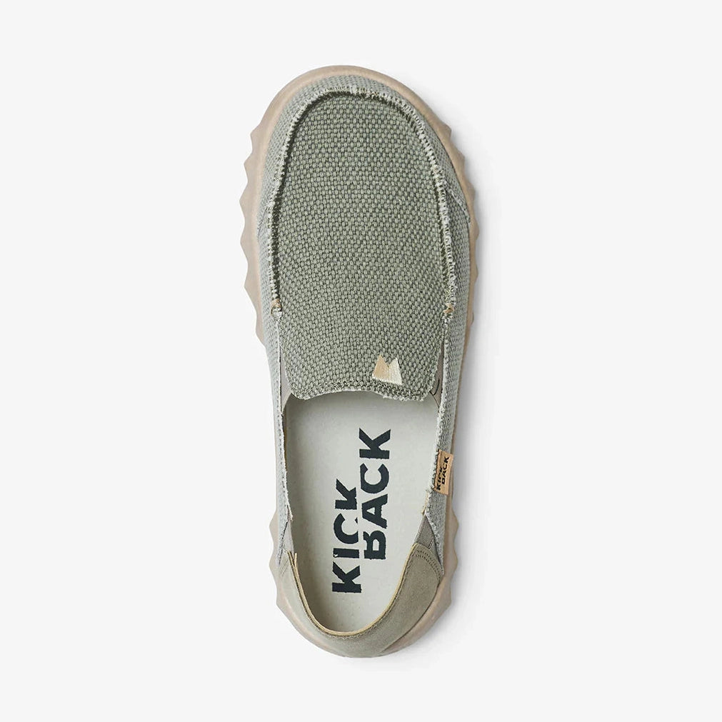 Kickback Couch KHAKI WOVEN Slip On Casual Shoe K10214012