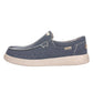 KIckback Don Juan NAVY Lightweight Canvas Slip On Shoe K10402102