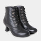 Joe Browns Fenchurch Street Black Leather Brogue ankle boots