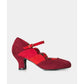 Joe Browns Rebel BURGUNDY Bar Shoe