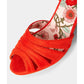 Joe Browns Riviera ORANGE Strappy Platform Sandals Kc328a