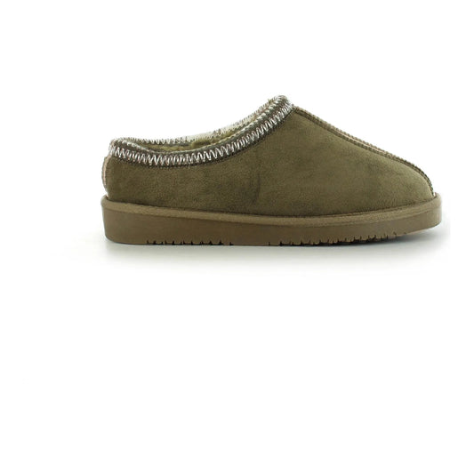 Ella Kelly OLIVE Faux Suede Mule Slipper
