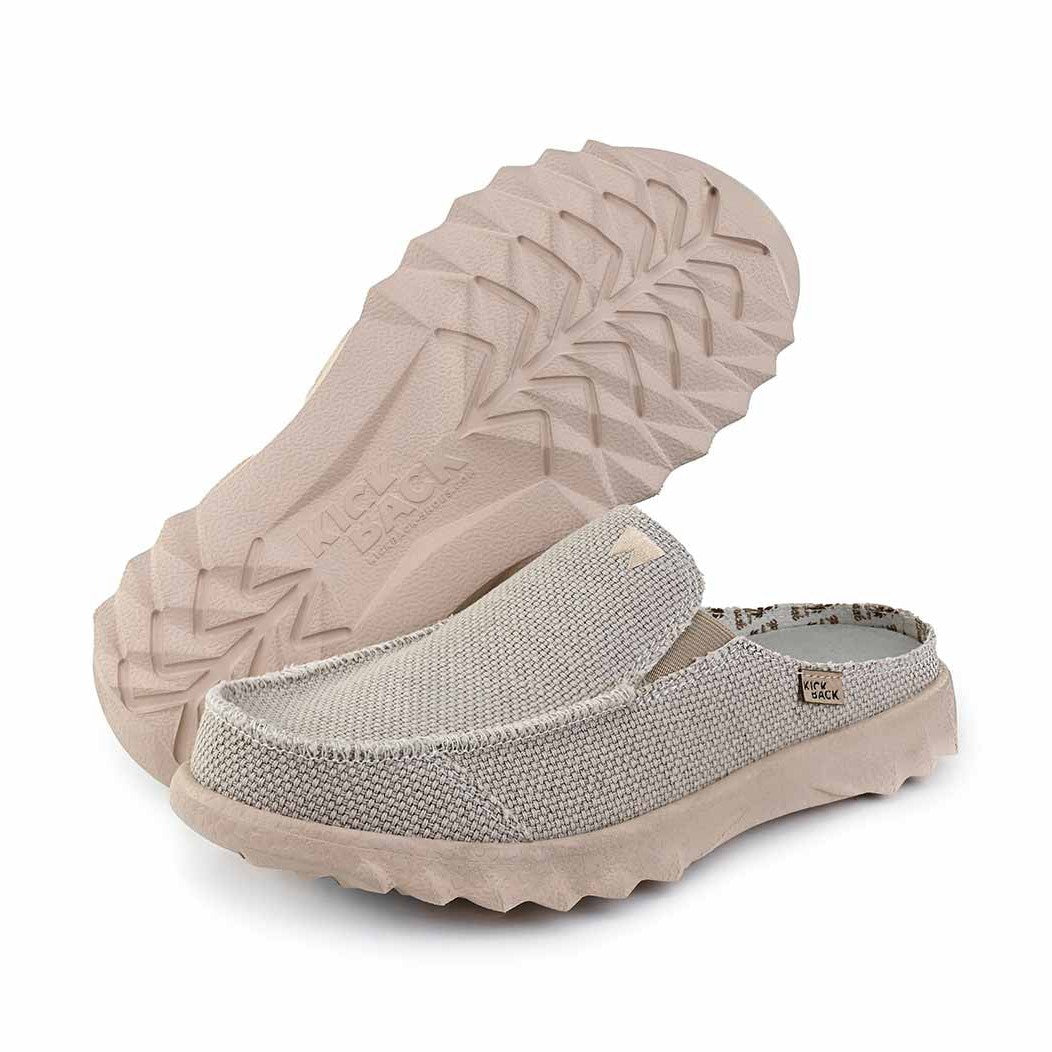 Kickback Chaise OFF WHITE WOVEN Slip On Casual Shoe K10306179