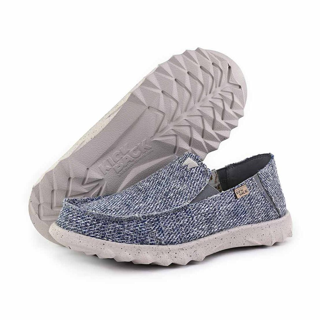 Kickback Couch BLUE/GREY Slip On Shoe