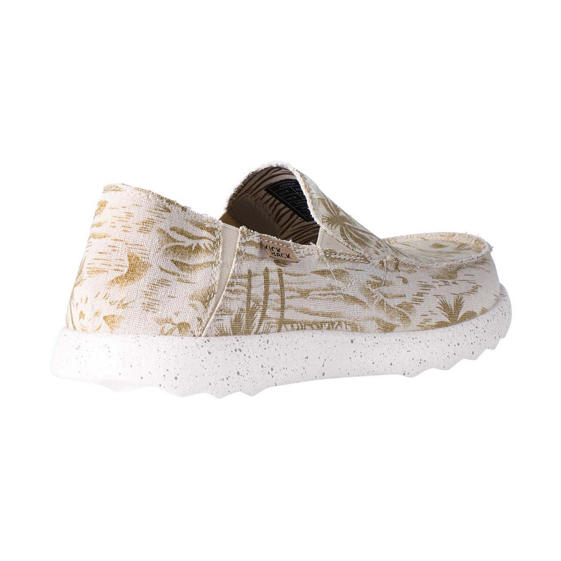 Kickback Couch BROWN PRINT Super Light Slip On Canvas Shoe K10121101