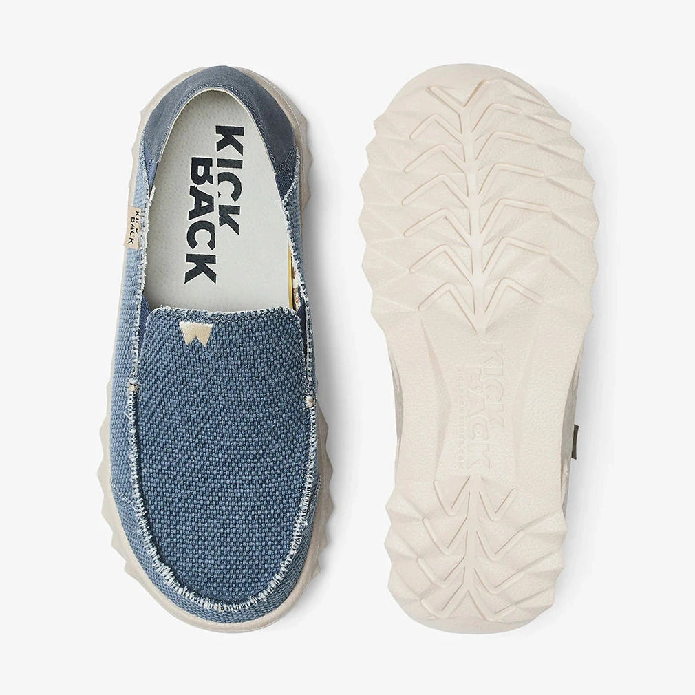Kickback Couch NAVY WOVEN Casual Slip On Shoe K10212012