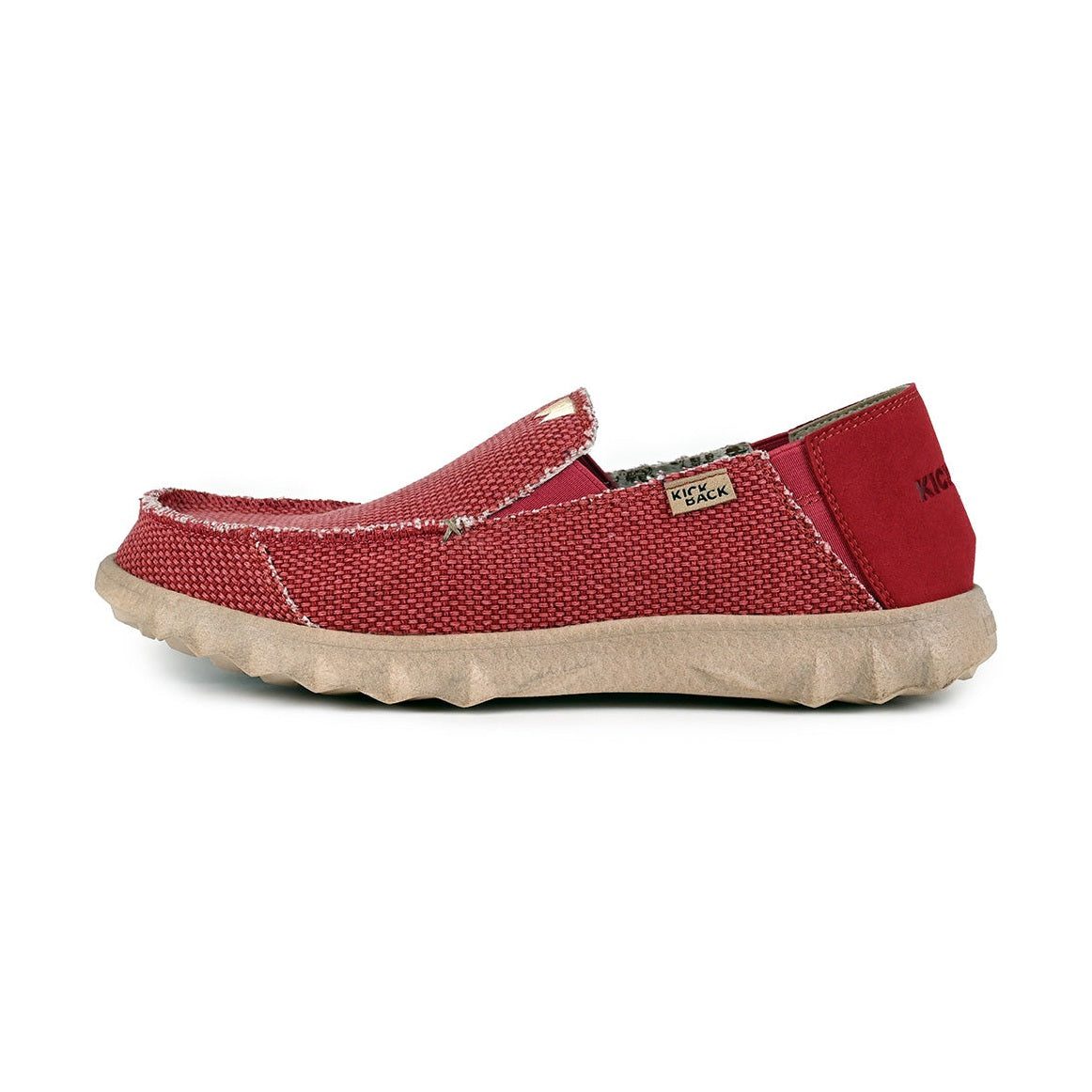 Kickback Couch RED WOVEN Slip On Casual Shoe K10213219
