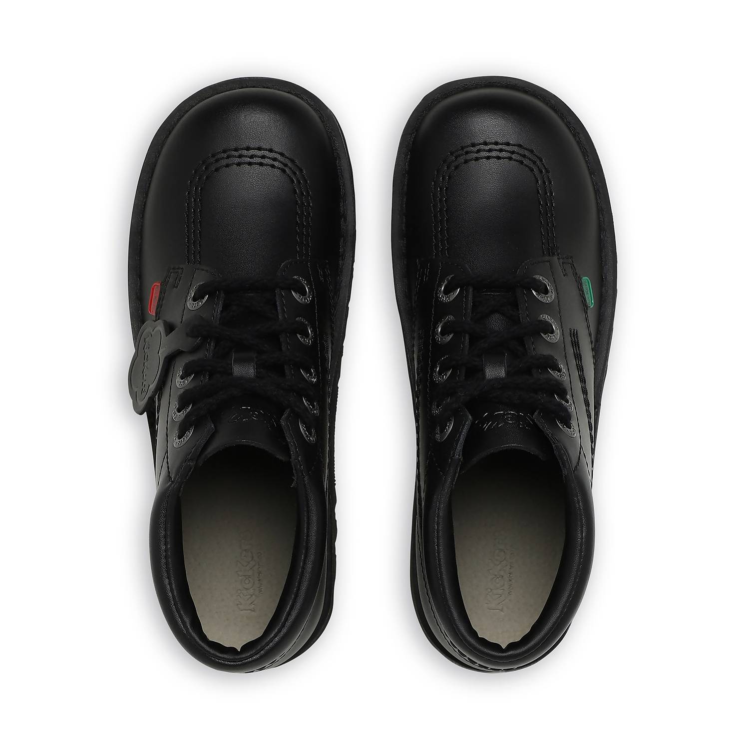 Kickers Kick Hi Womens Black Leather Boots