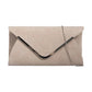 Koko Z320 NUDE Faux Suede Clutch bag with chain shoulder strap close match to Marco Tozzi 28230
