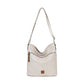 Moda Express BEIGE Multipocket Shoulder Crossbody Handbag 9058