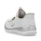 Rieker L32f1 WHITE/SILVER Slip On Trainer Style Shoe L32F1-80
